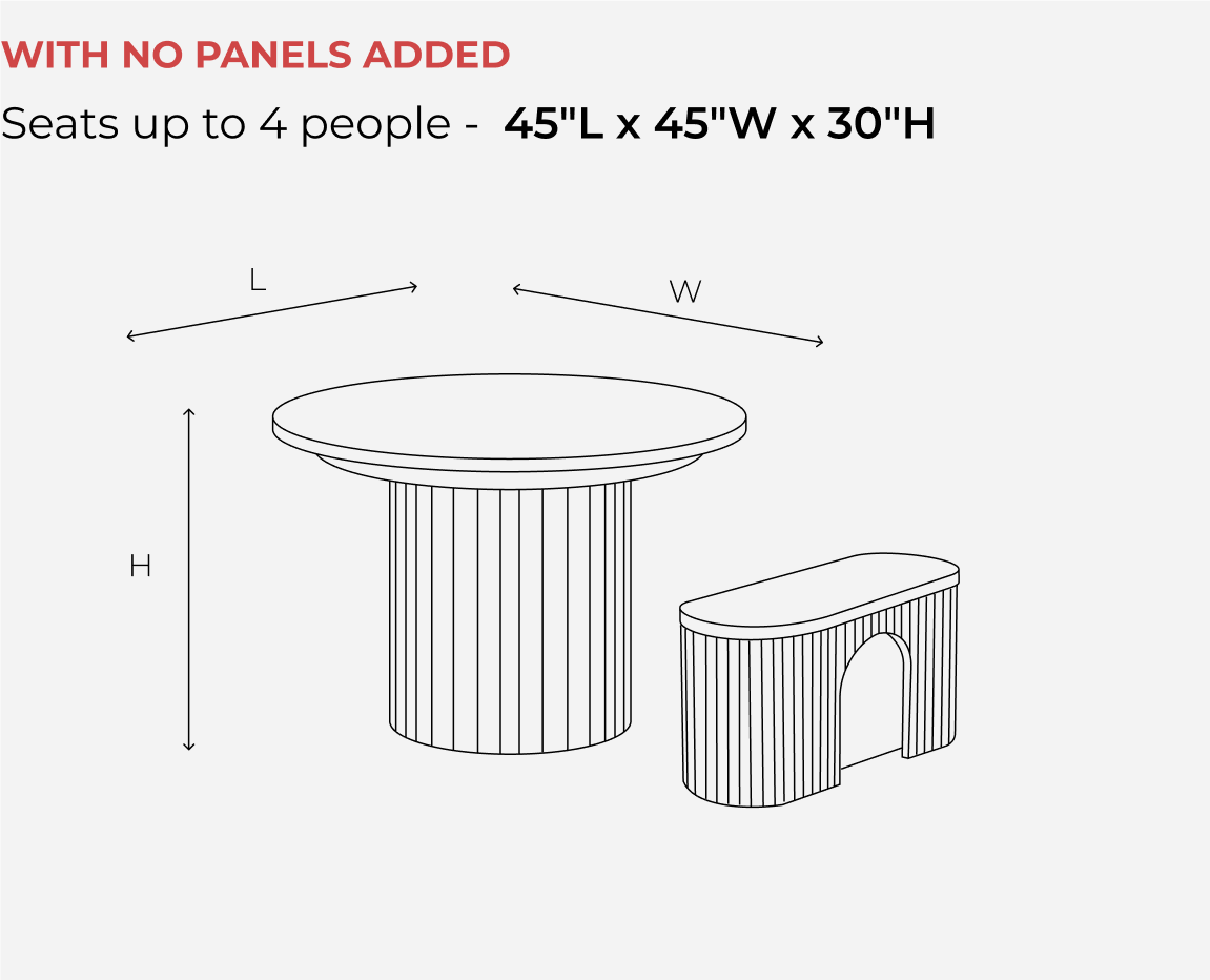 Round Practical mobile open