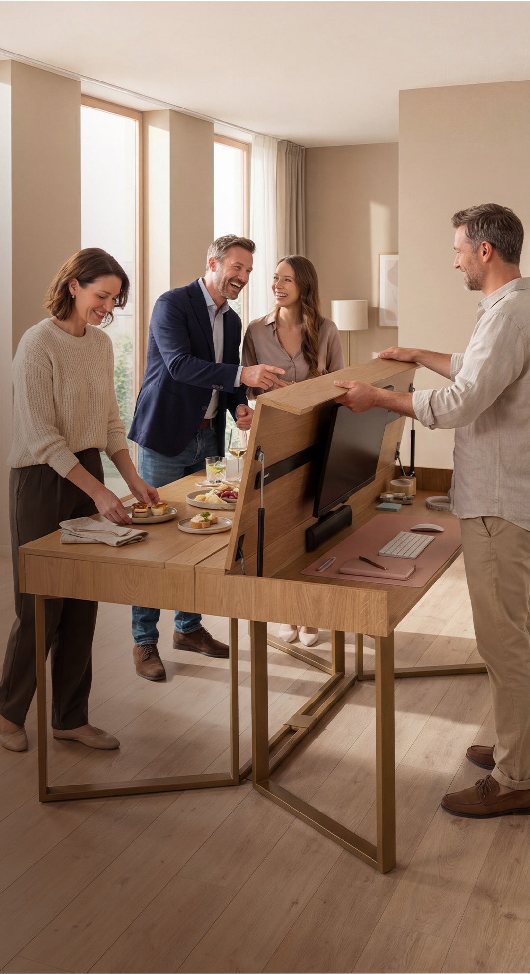 Table to Desk :: Home Office Desk and Dining Table | TT ROW