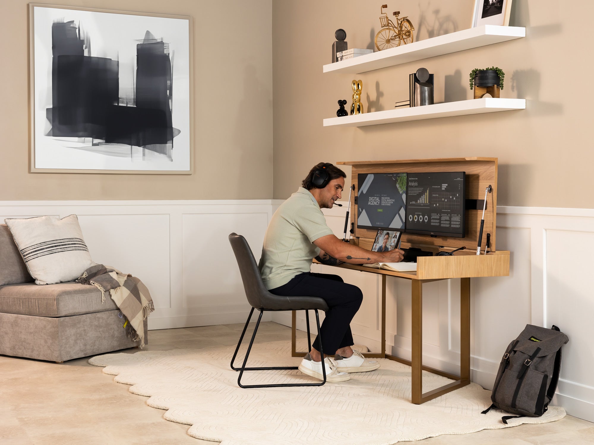 Table to Desk and Modern Extendable Dining Table | TT ROW